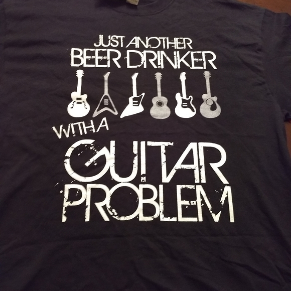 Guitar Problem Tee 🎸🍺🎸🍺 NWT - Picture 2 of 5